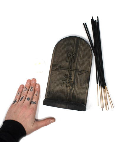 Image of Goddess Hel stave altar