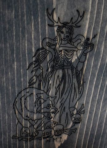 Image of Goddess HEL altar