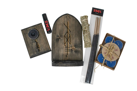 Image of Odin Altar Kit - norse pagan altar set