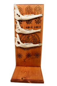deer jawbone norse symbols altar