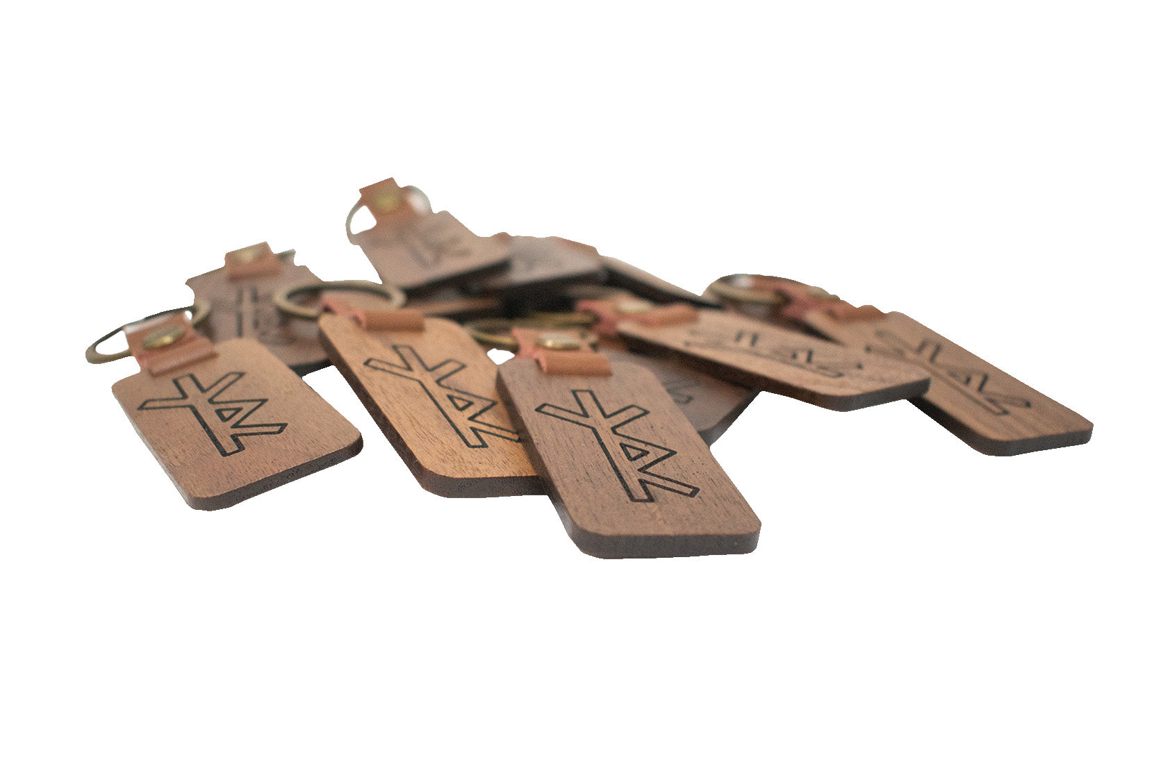 safe travels bindrune keychain