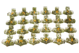 mossy mjolnir elder futhark rune set