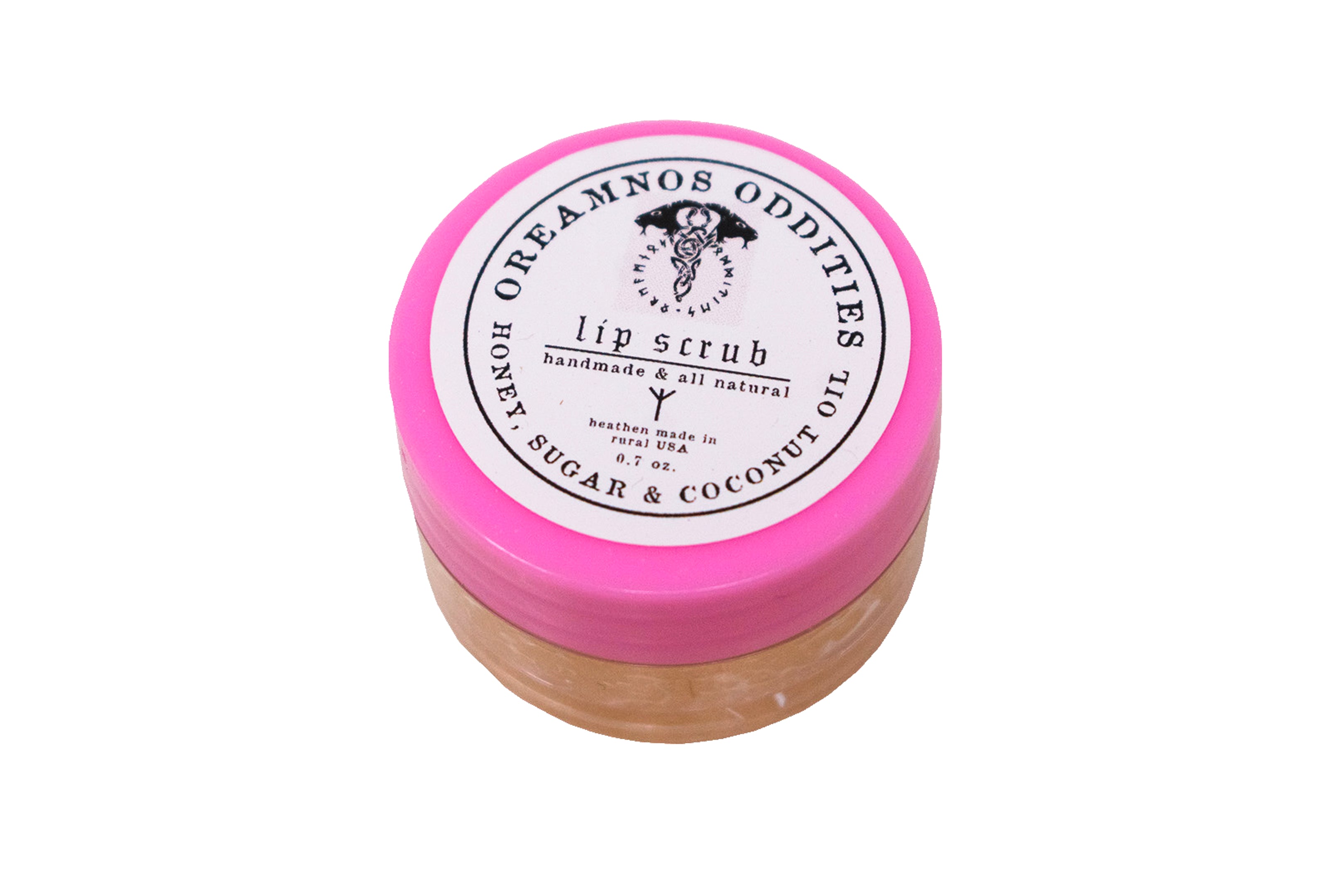 0.7 oz. all natural lip scrub