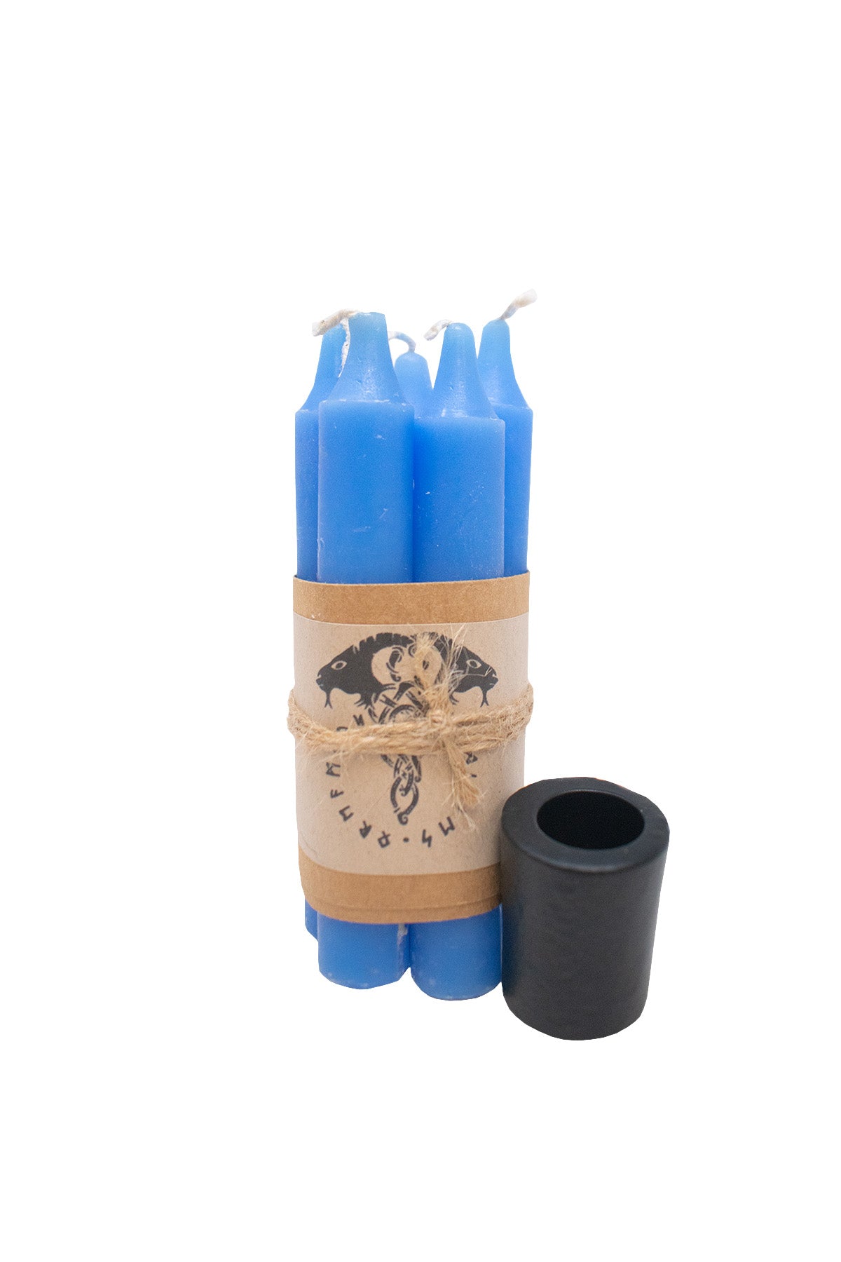 Mini Ritual Spell Candles – Unscented 4” Set for Norse Pagan & Witchcraft Use