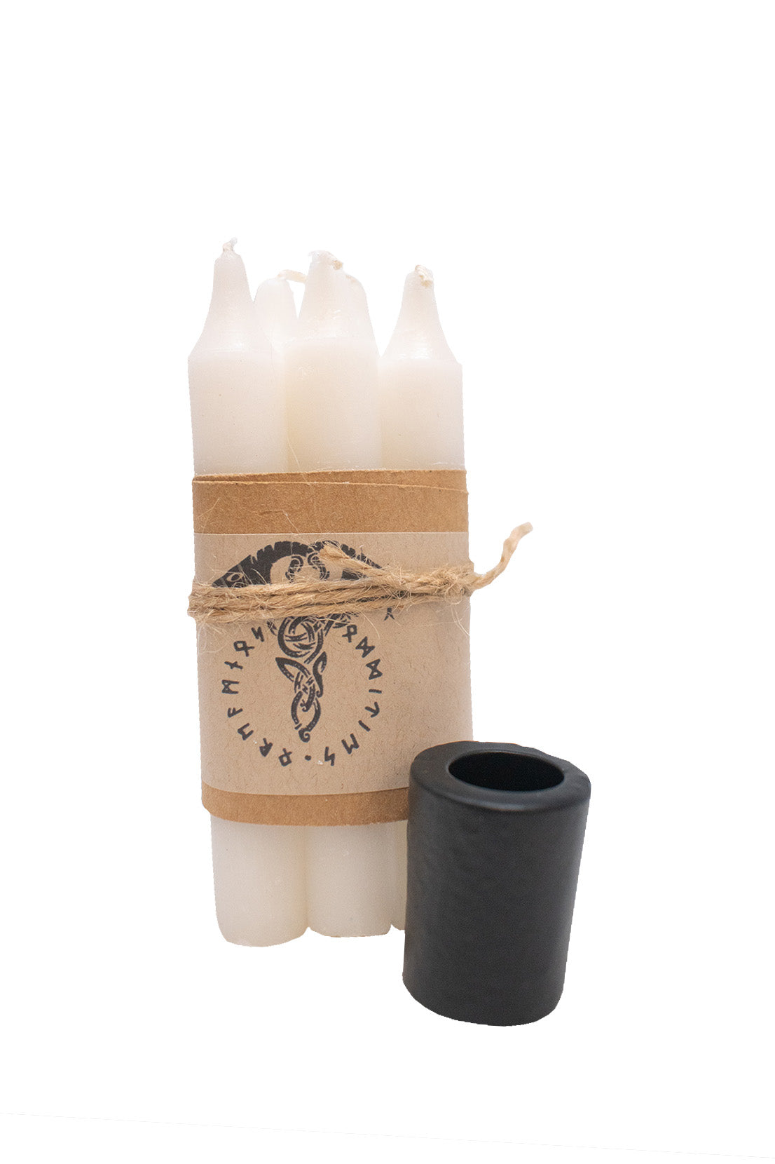 Mini Ritual Spell Candles – Unscented 4” Set for Norse Pagan & Witchcraft Use