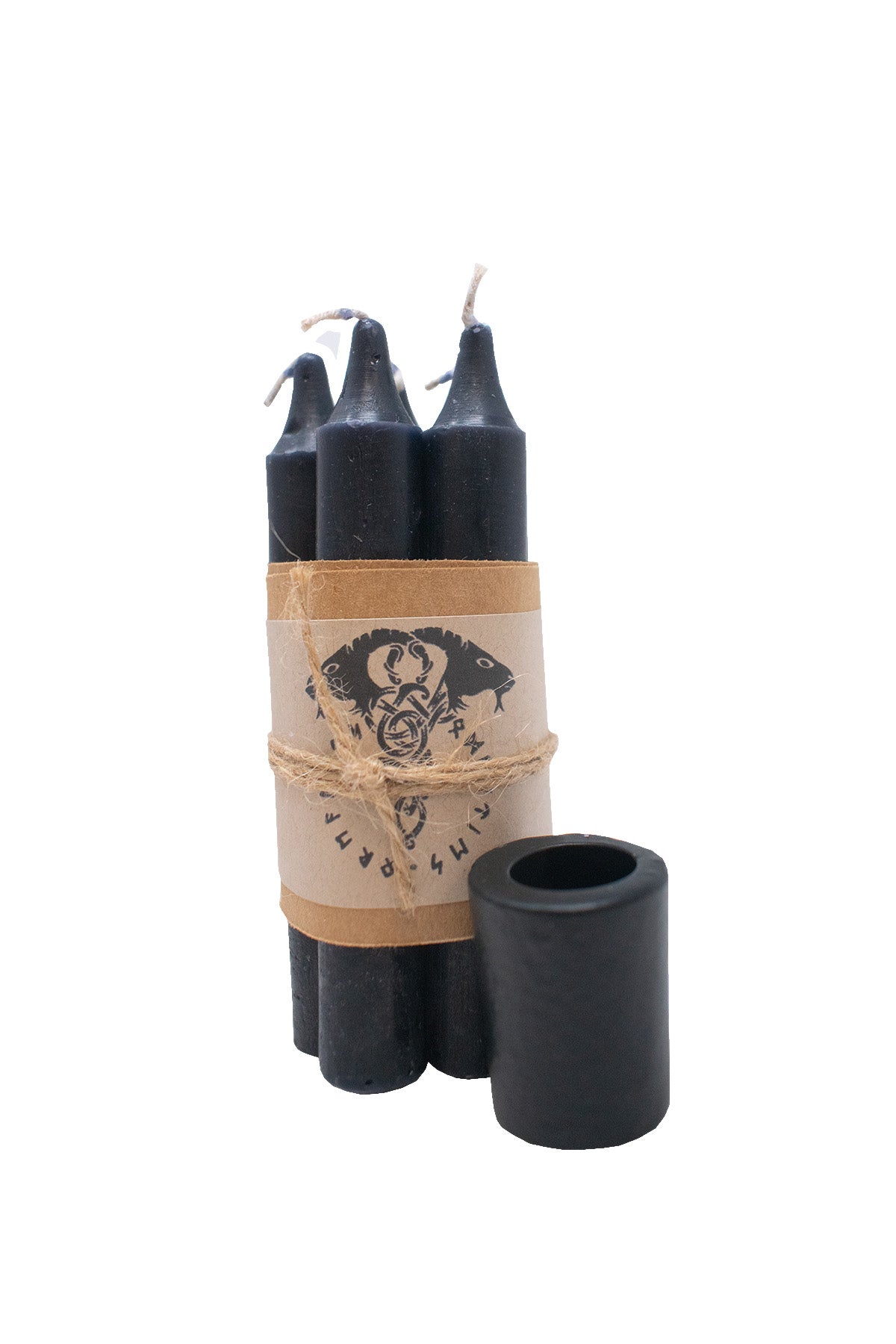 Mini Ritual Spell Candles – Unscented 4” Set for Norse Pagan & Witchcraft Use