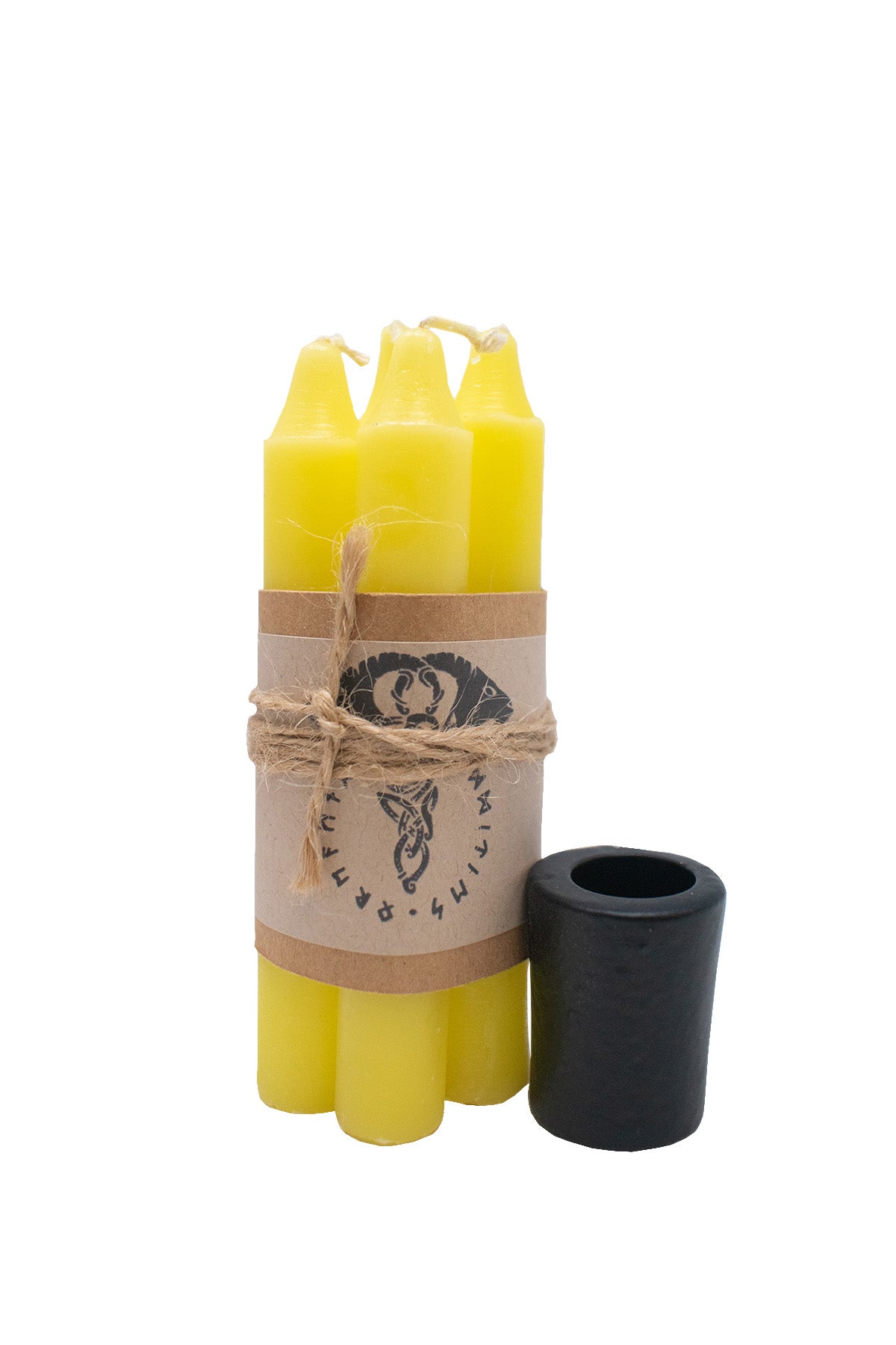 Mini Ritual Spell Candles – Unscented 4” Set for Norse Pagan & Witchcraft Use