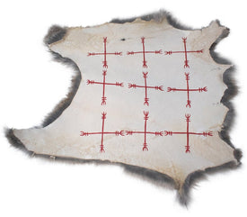 Ward off negative forces sigil - rabbit hide altar cloth