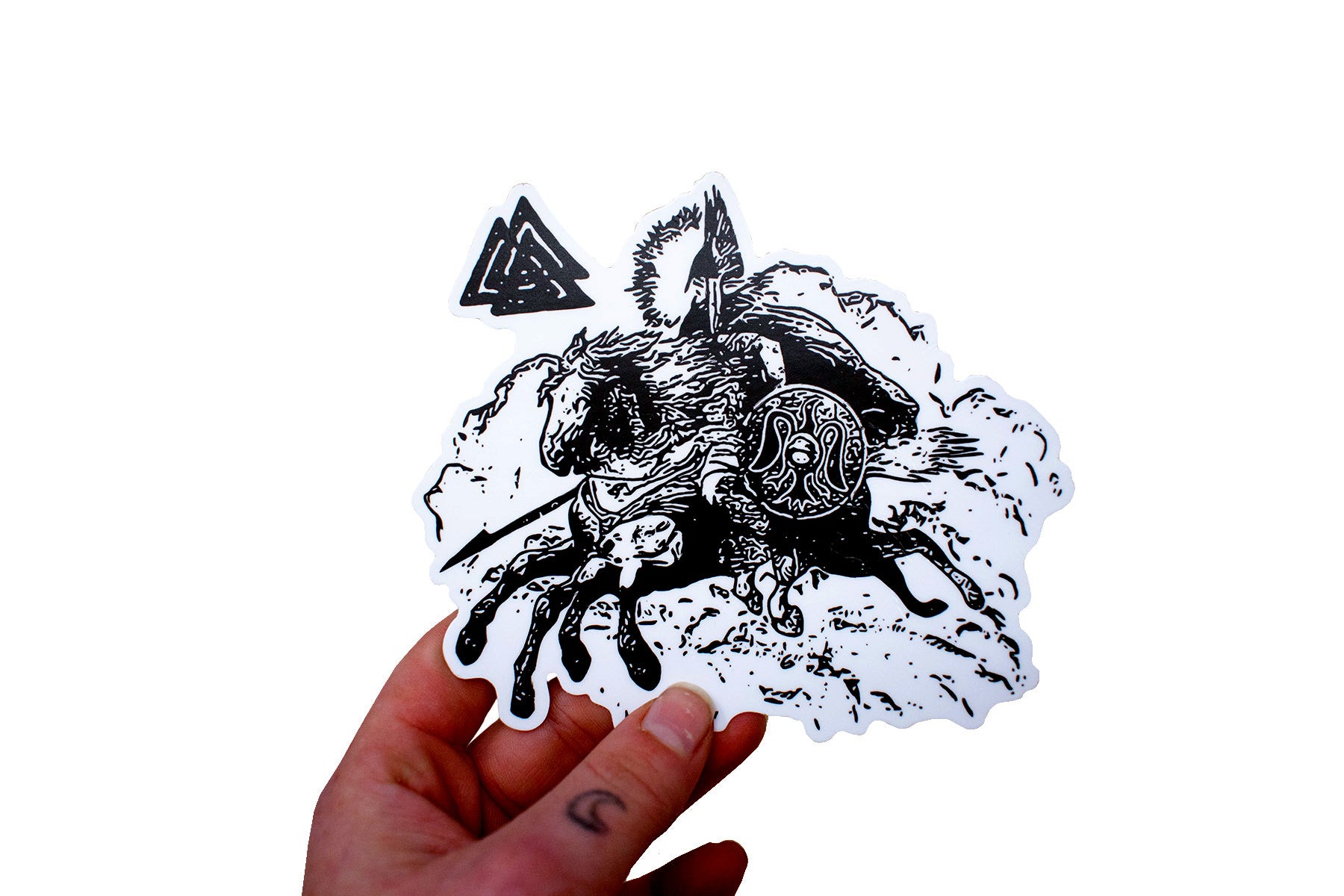 Odin die cut sticker