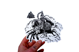 Odin die cut sticker