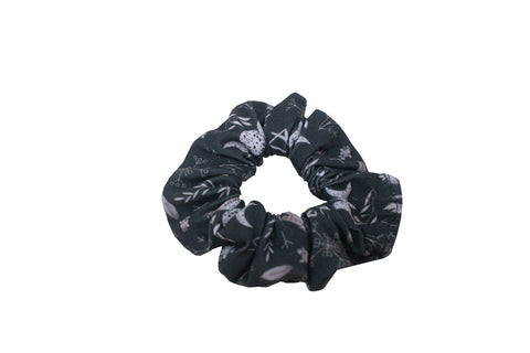 witchy symbols hair scrunchie