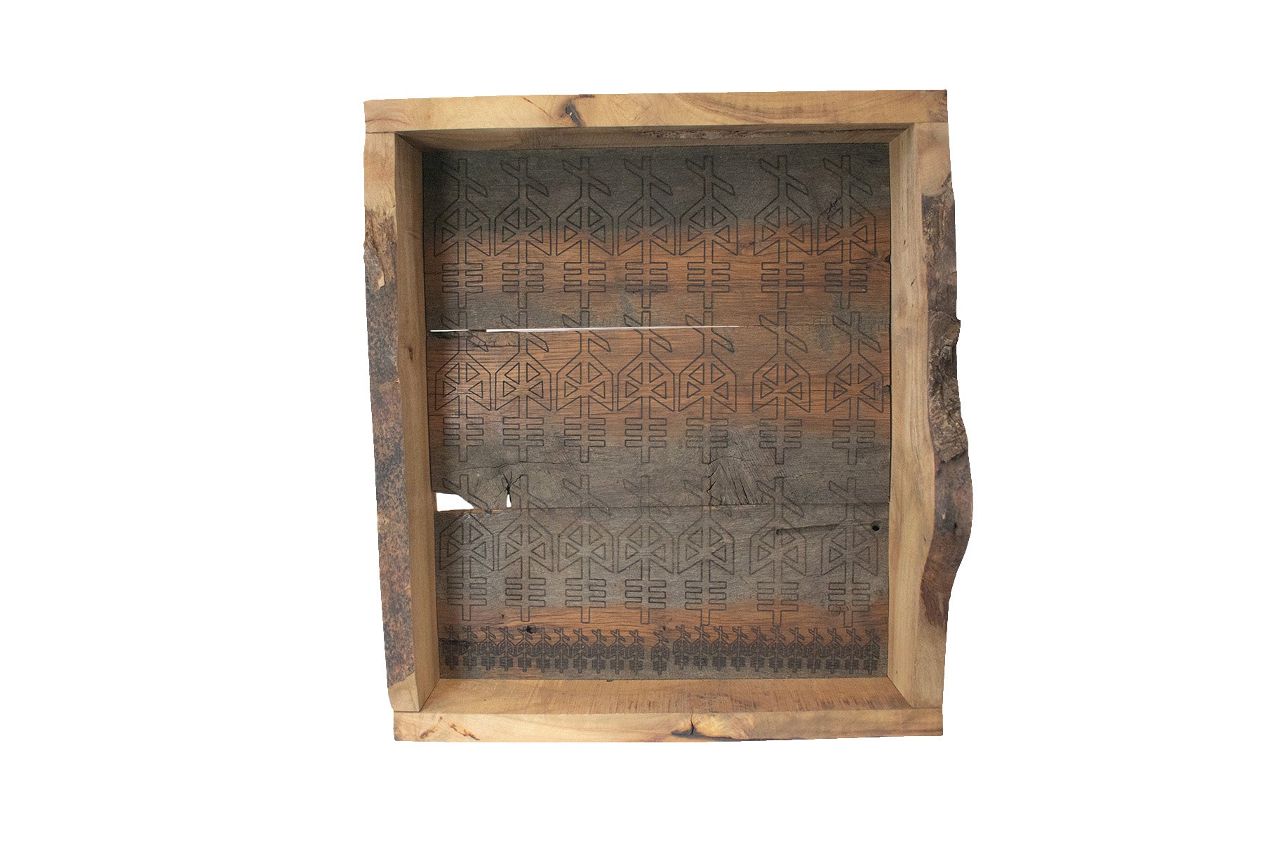 Odin bindrune antique altar shelf