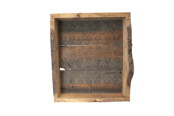 Odin bindrune antique altar shelf