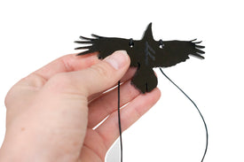 Ansuz rune & raven - rear view mirror hanger, keychain