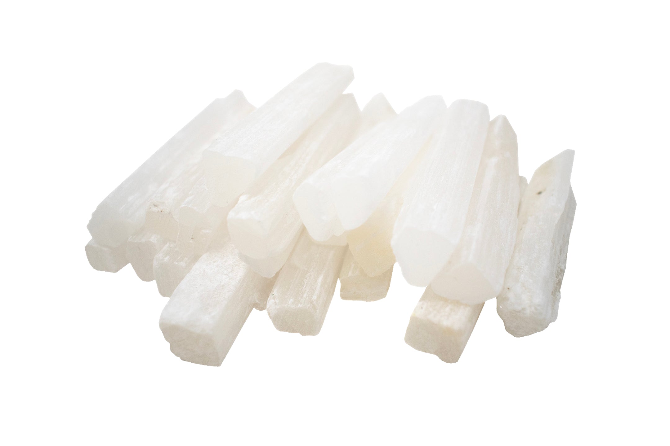 Rough-Cut Selenite Crystal — Crystal for Protection, Peace & Ritual Use