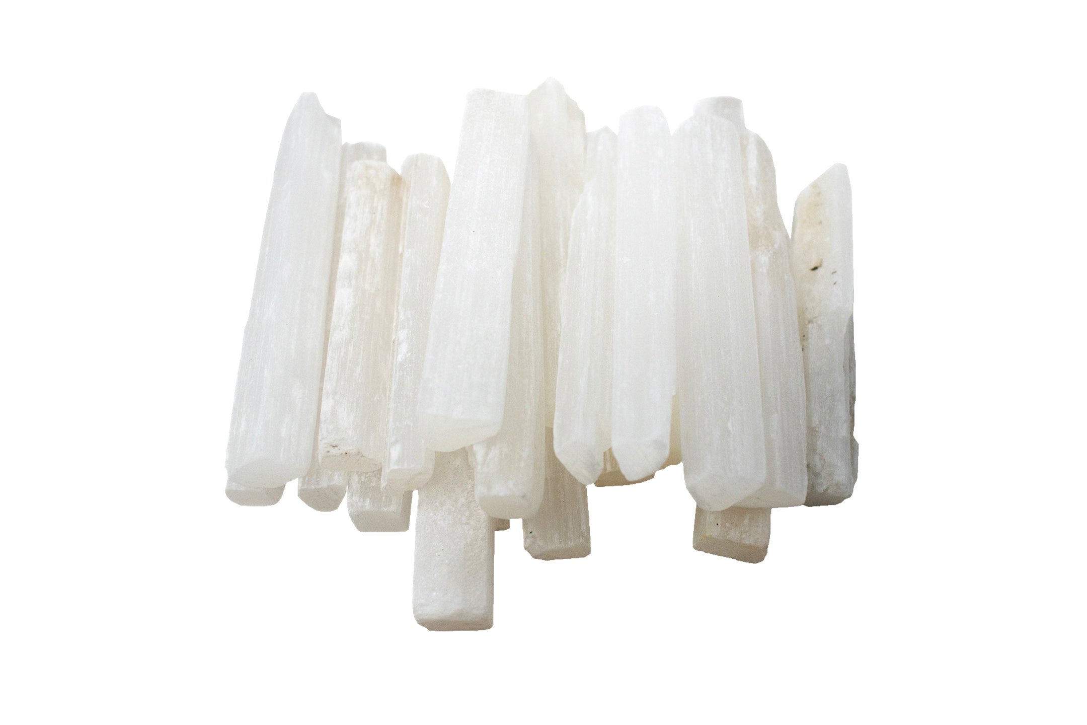 Rough-Cut Selenite Crystal — Crystal for Protection, Peace & Ritual Use