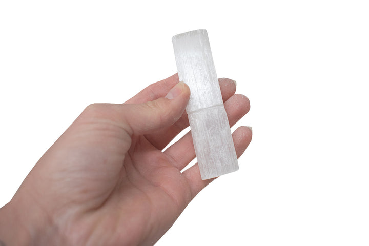 Rough-Cut Selenite Crystal — Crystal for Protection, Peace & Ritual Use
