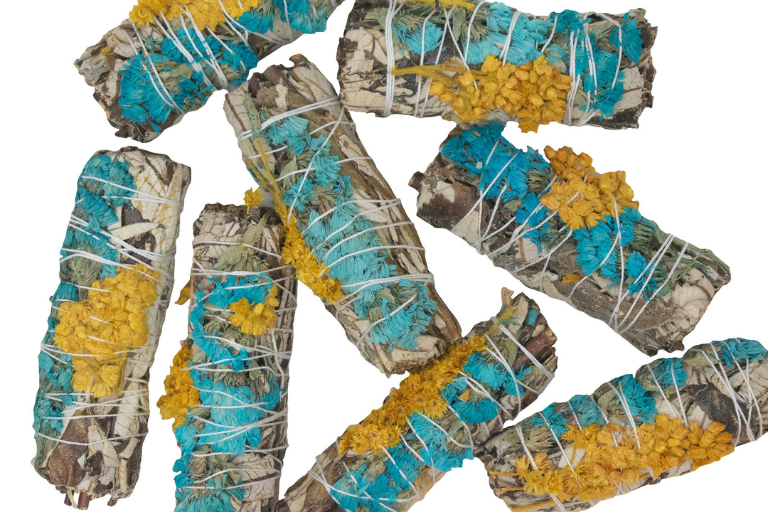 Yerba Santa with Blue + Purple Satice & Mullien herb bundle