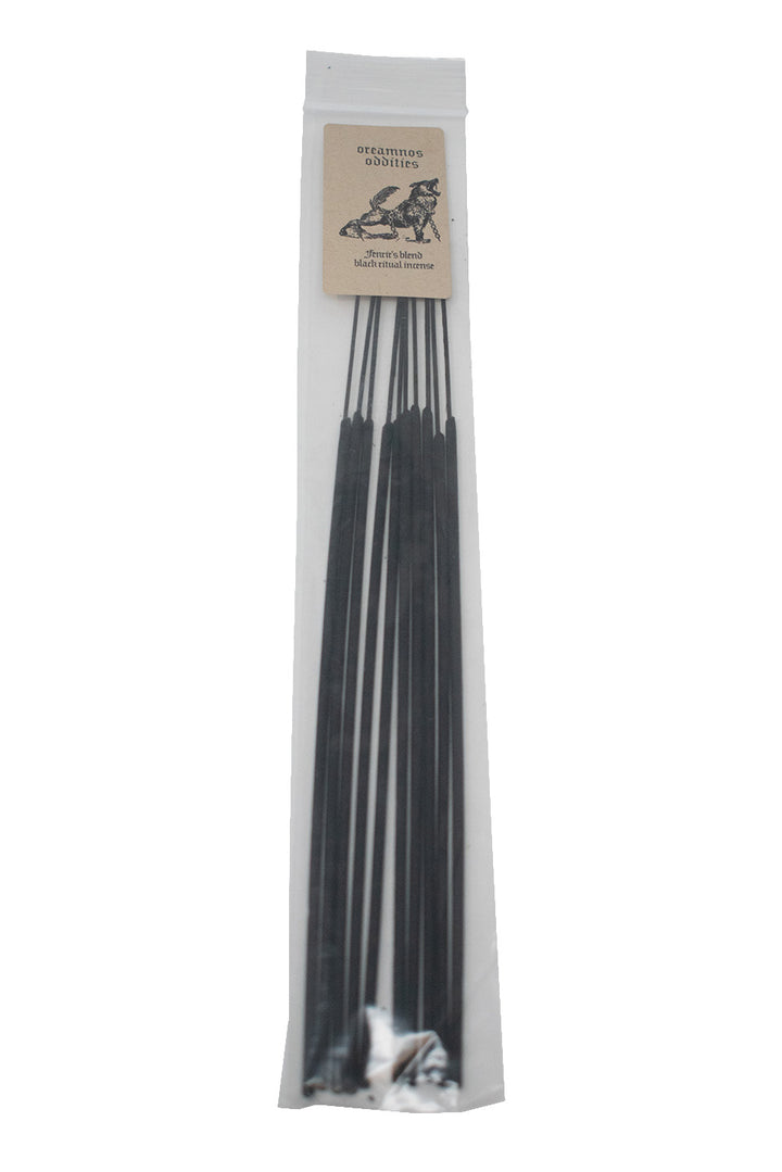 Black ritual bindrune incense