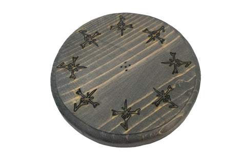 Image of loki bindrune circle incense dish