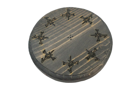 loki bindrune circle incense dish