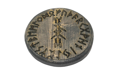 Thor bindrune circle incense dish