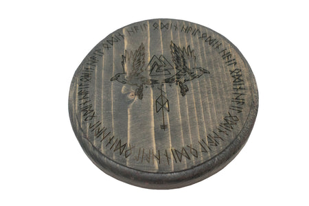 Odin bindrune circle incense dish