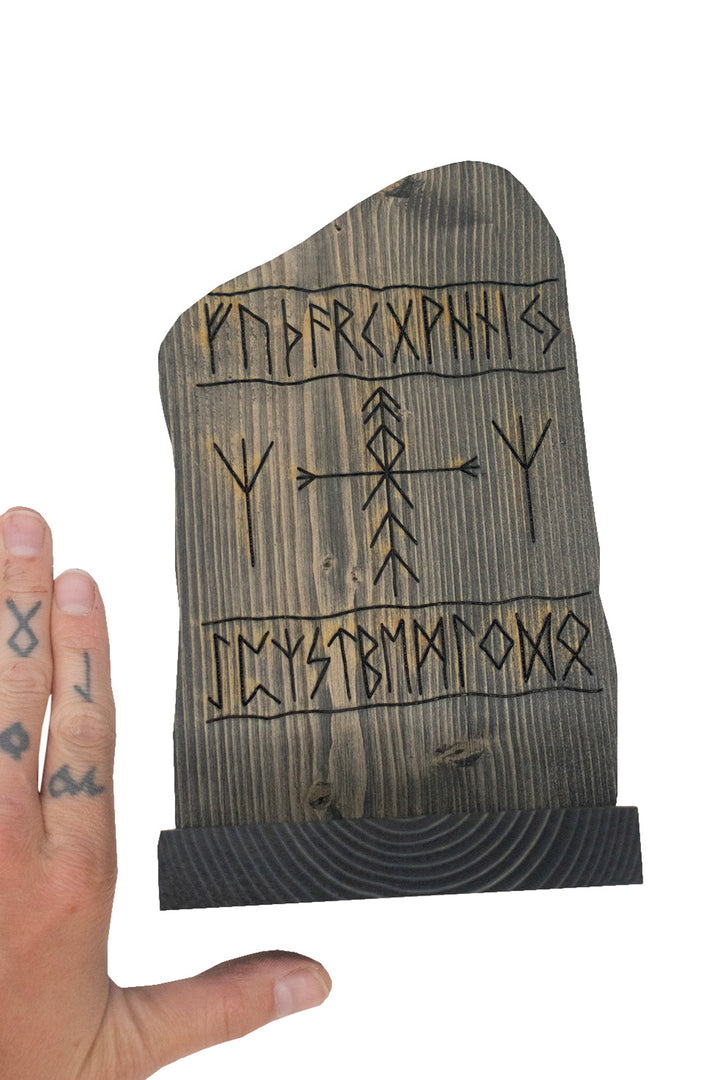 home protection bindrune rune stone altar