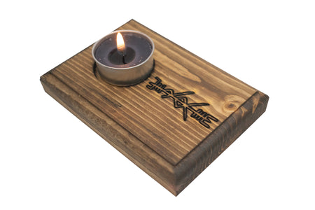 Thor bindrune tealight candle holder