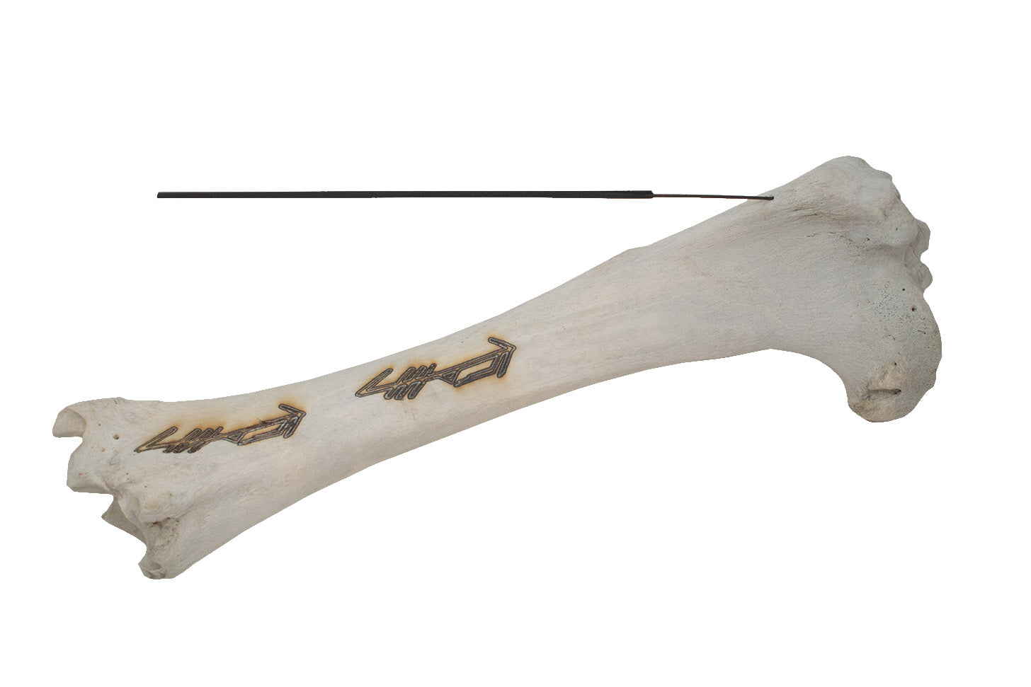 elk & cow bone incense dishes - lot 1