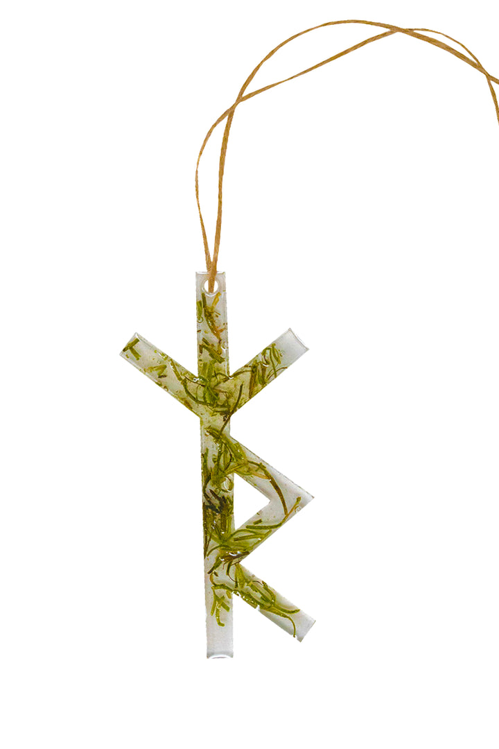 Safe Travels Protection Bindrune Talisman – Hand-Poured Resin