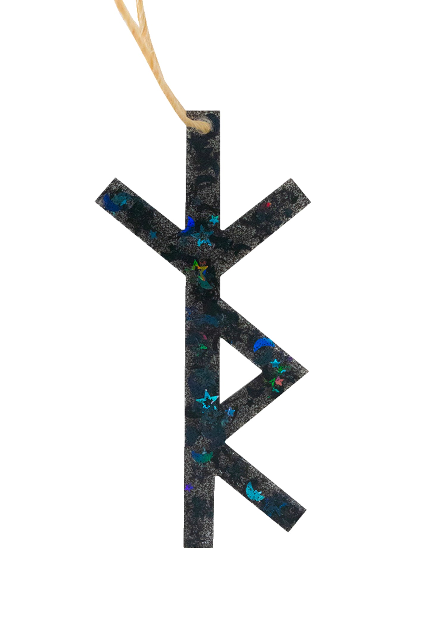 Safe Travels Protection Bindrune Talisman – Hand-Poured Resin