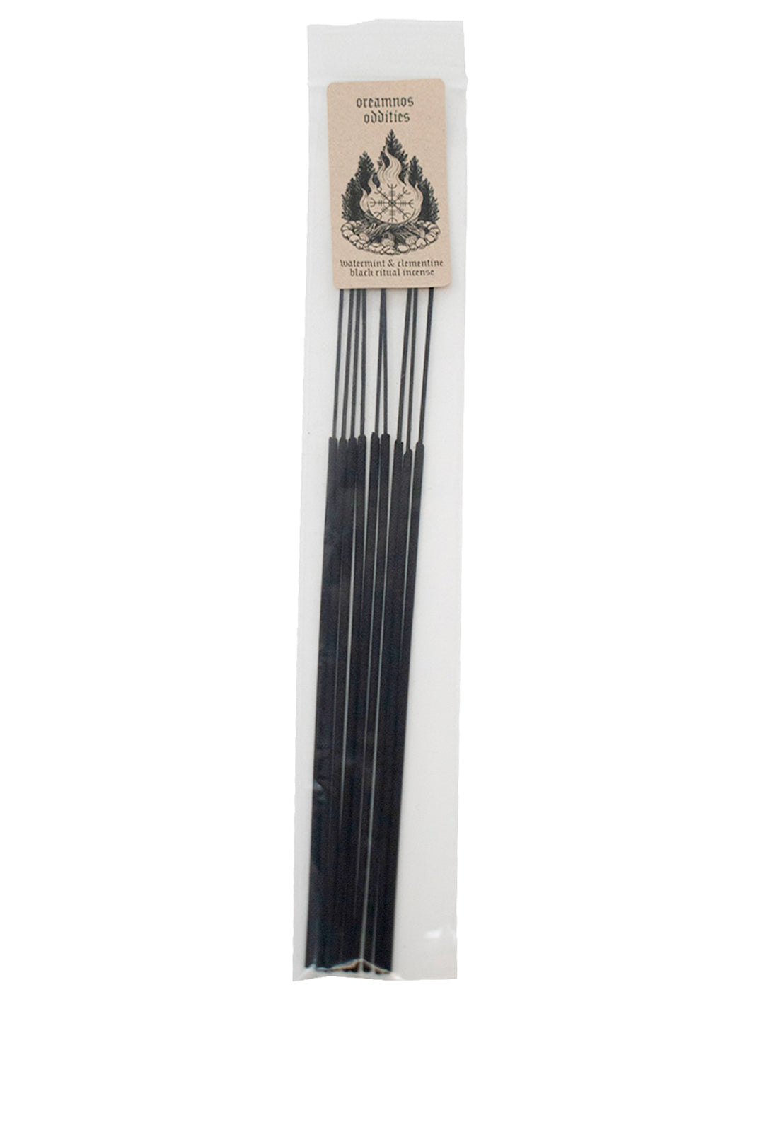 Black ritual bindrune incense