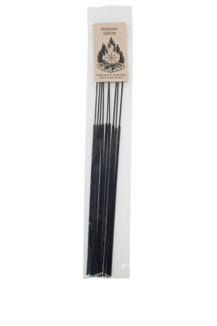 Black ritual bindrune incense