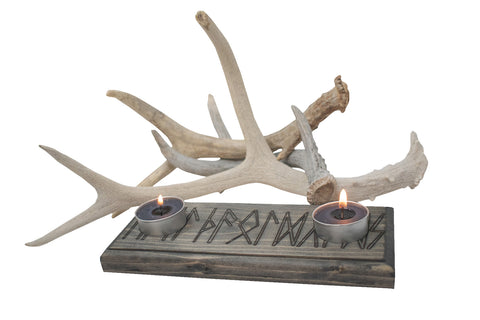 Image of hail the old gods tealight candle holder