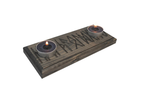 Image of hail the old gods tealight candle holder