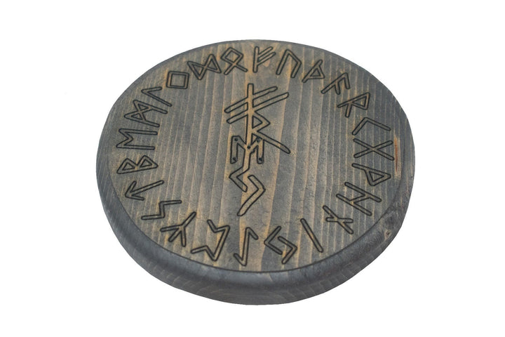 Freya bindrune circle incense dish