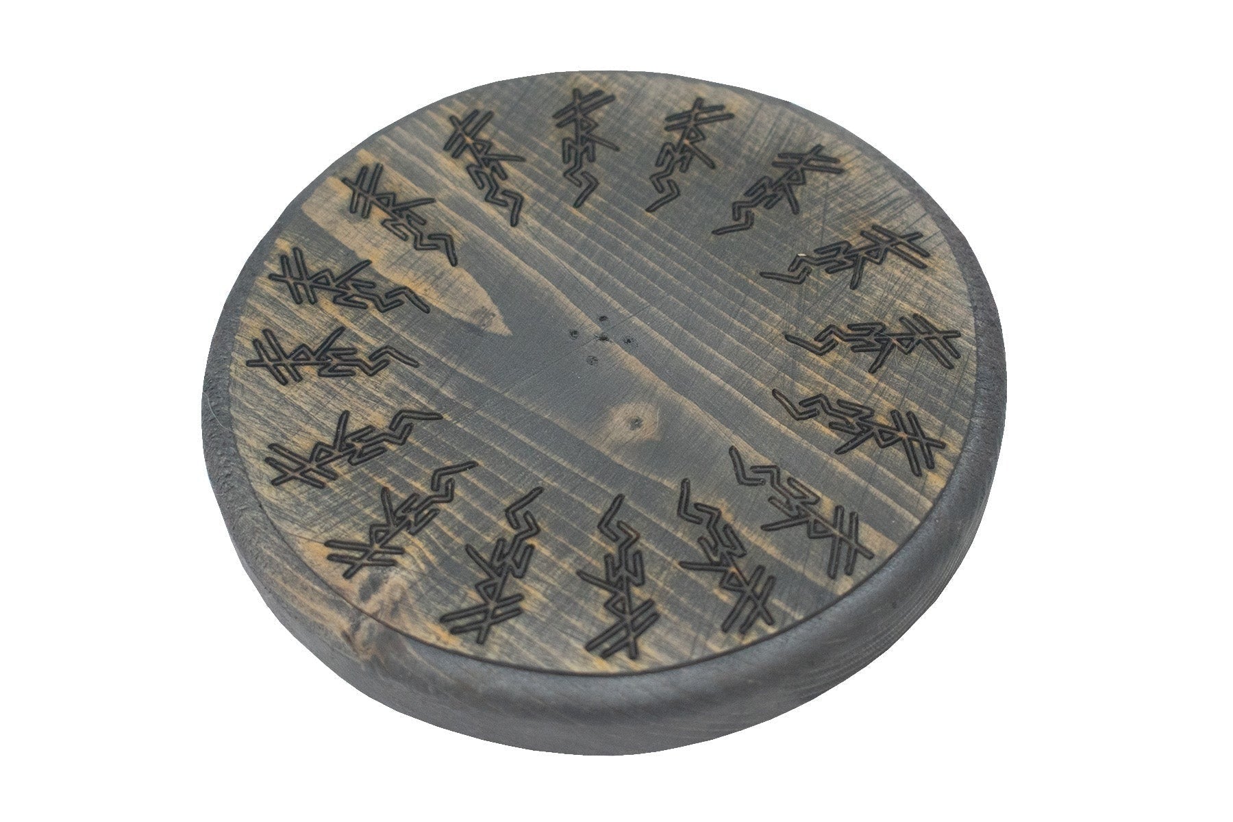 Freya bindrune circle incense dish