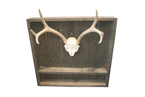 Image of algiz & antler shelf altar