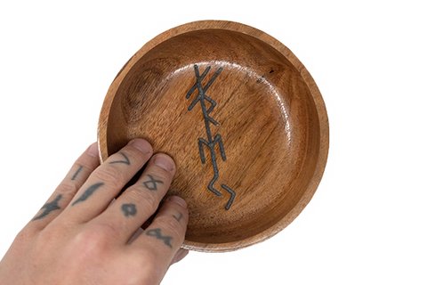 Image of FREYA bindrune offering bowl