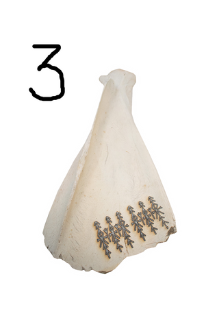 Image of elk scapula incense dishes