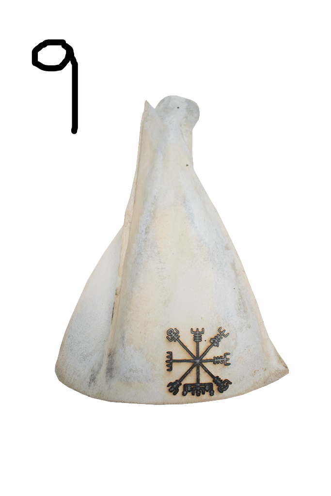 elk scapula incense dishes