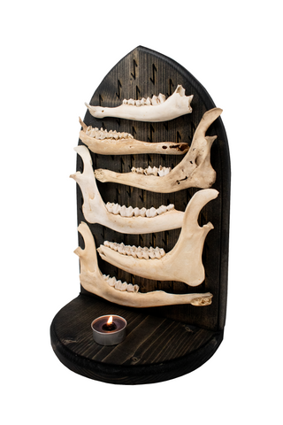 Image of Death rune & deer jawbone altar