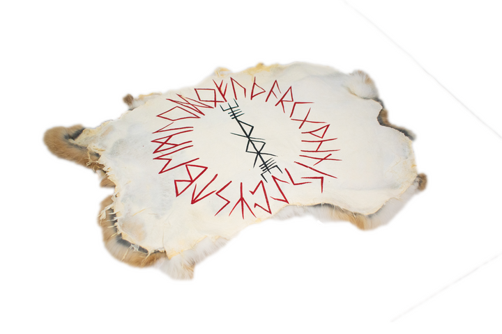 Thor bindrune - rabbit hide altar cloth