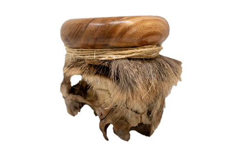 Image of Loki bindrune deer skull offering bowl