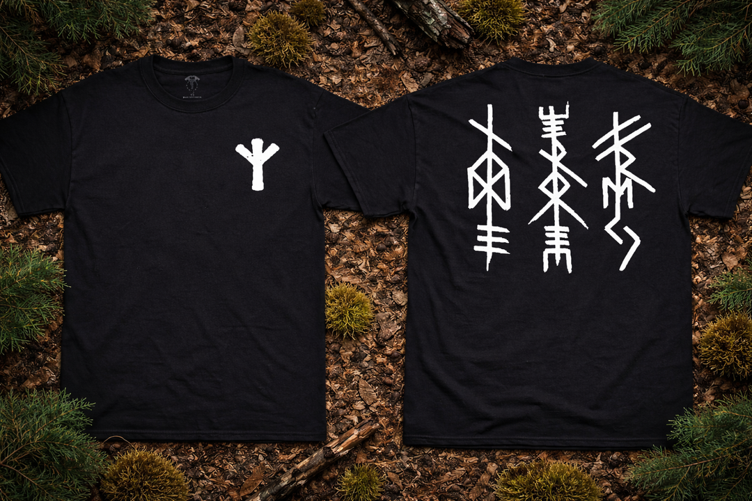 bindrunes of the norse gods tee
