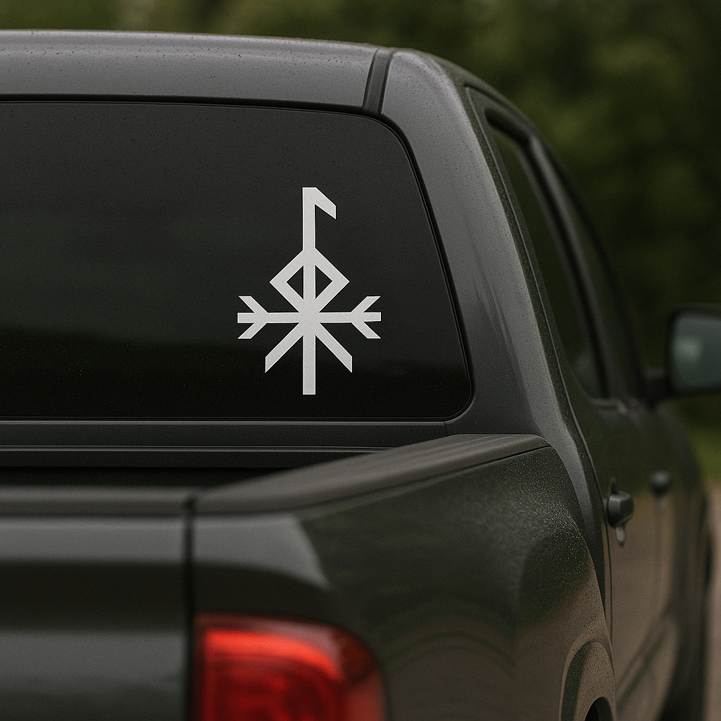 Loki bindrune decal