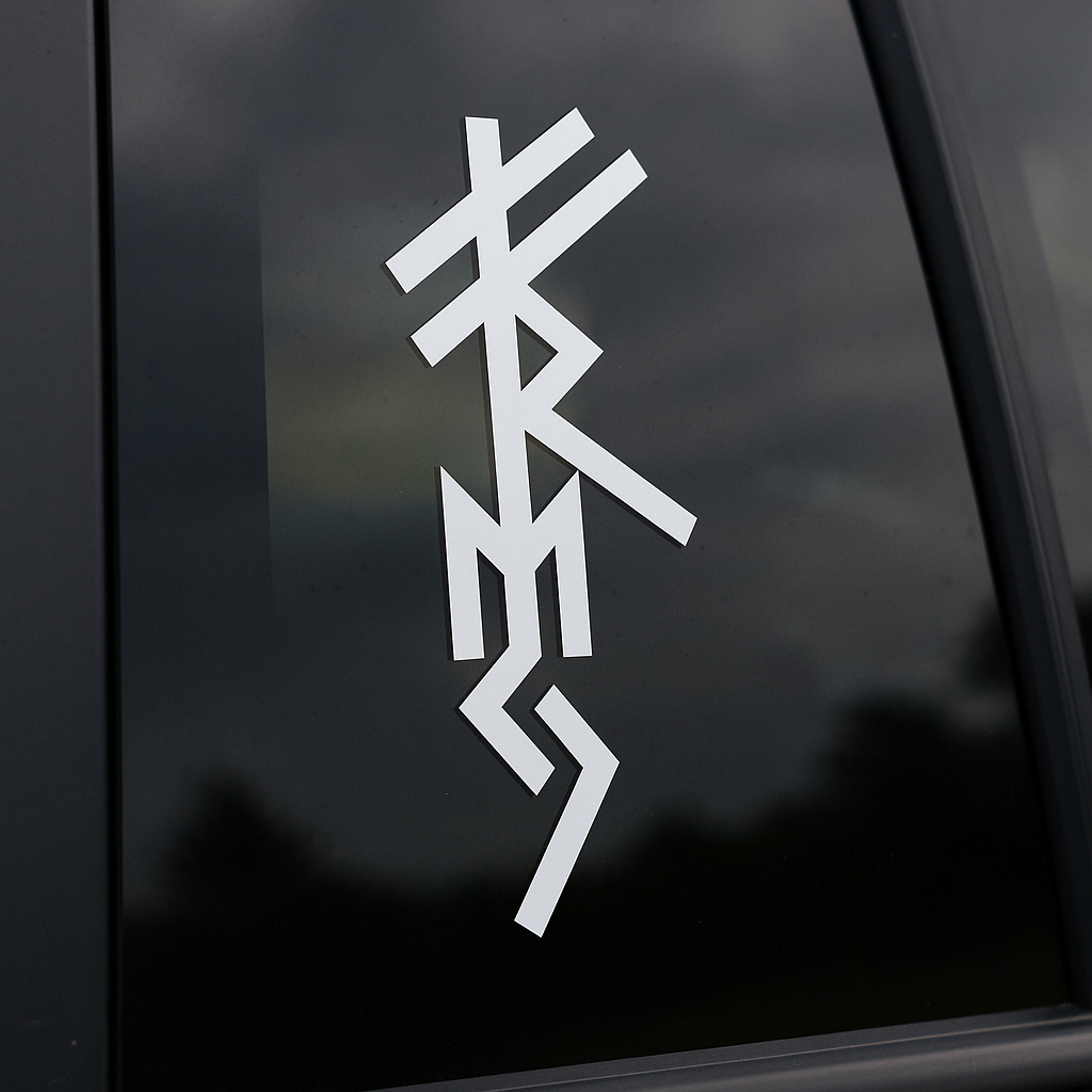 Freya bindrune decal