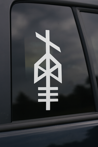 Odin bindrune decal