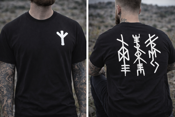 bindrunes of the norse gods tee